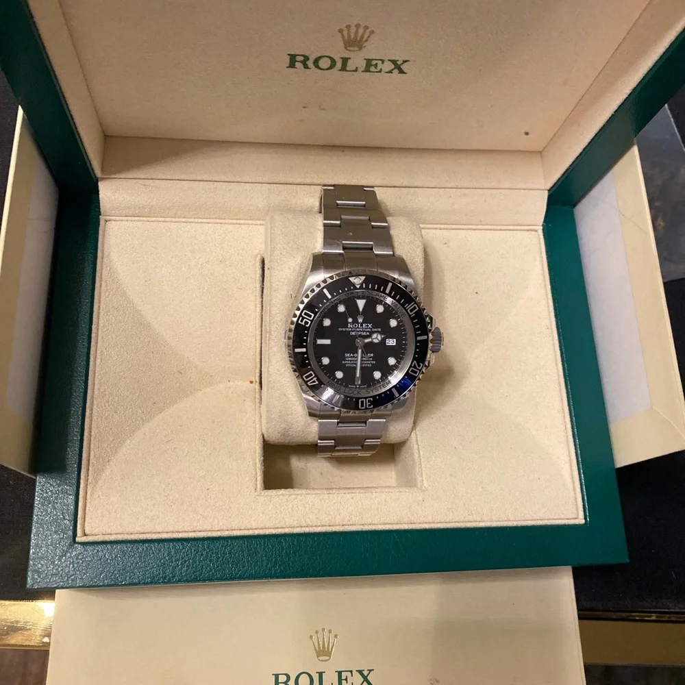 Rolex Sea-Dweller Deepsea 44 Watch - Black Dial (Ref# 126660)